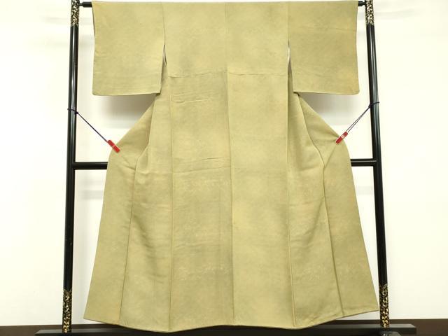 平和屋着物■江戸小紋 鮫小紋柄 草花文 暈し染め 正絹 逸品 DABF9818cd