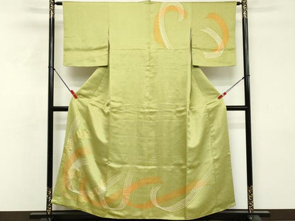 平和屋着物■訪問着 抽象文様 金彩 正絹 逸品 DABF9820cd
