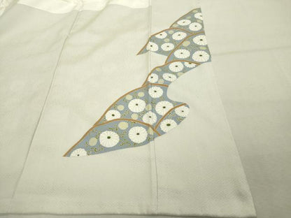 平和屋着物■豪華色留袖 駒刺繍 重ね山花文 銀彩 正絹 逸品 DABF9821cd