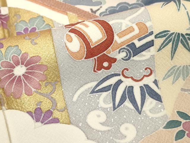 平和屋着物■訪問着 宝尽くし 金銀彩 正絹 逸品 DABF9825cd