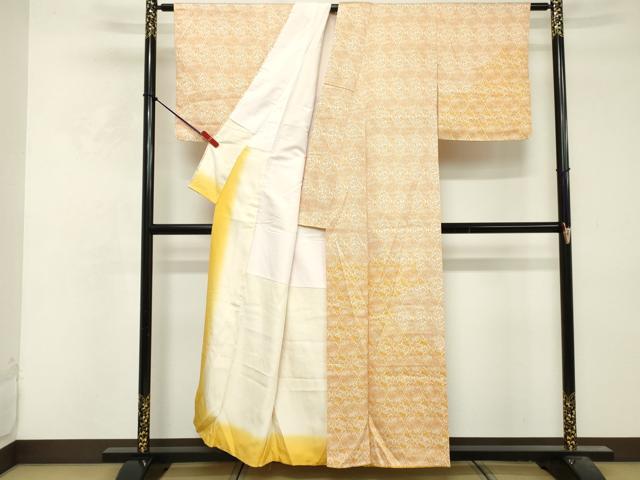 平和屋着物■訪問着 桐唐草 暈し染め 正絹 逸品 DABF9827cd
