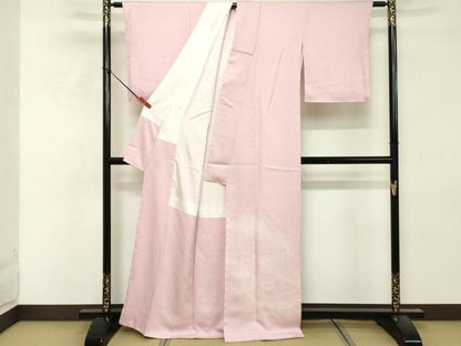 平和屋着物■色留訪問着 流水地紋 青海波 暈し染め 正絹 逸品 DABF9828cd