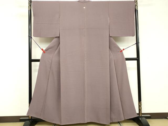 平和屋着物■上質な色無地 紅藤色 正絹 逸品 DABF9829cd