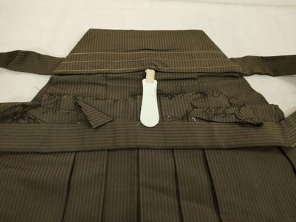 平和屋着物■男性 行灯袴 間道 正絹 逸品 DABF9852cd