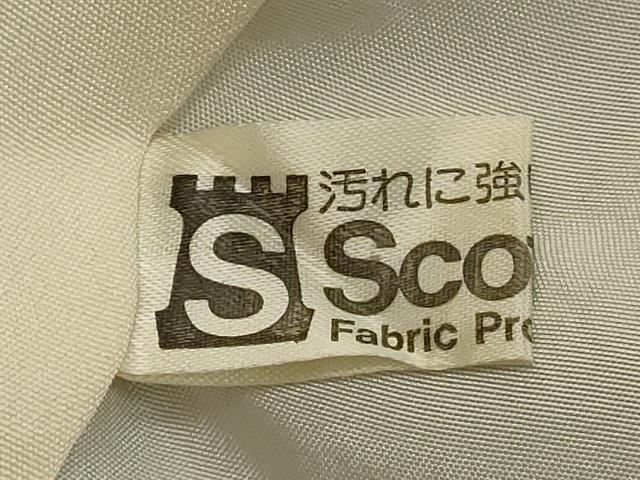 平和屋着物■上質な小紋　型染め　菱花文　黒地　正絹　逸品　DABF9865cd