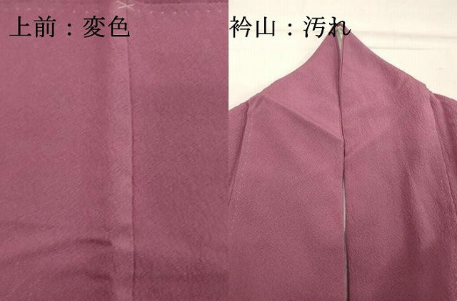 平和屋着物■上質な色無地　菖蒲色　正絹　逸品　DABF9867cd