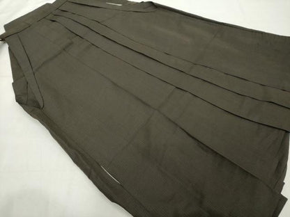 平和屋着物■男性　行灯袴　間道　正絹　逸品　DABF9872cd