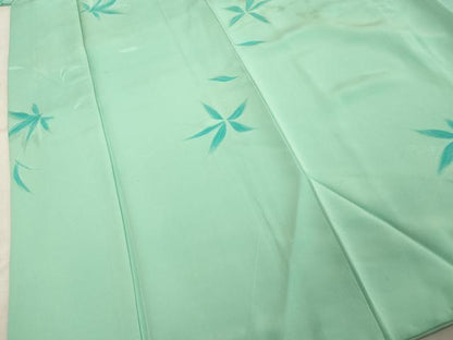 平和屋着物■上質な小紋　地紋起こし　舞花文　正絹　逸品　DABF9927cd