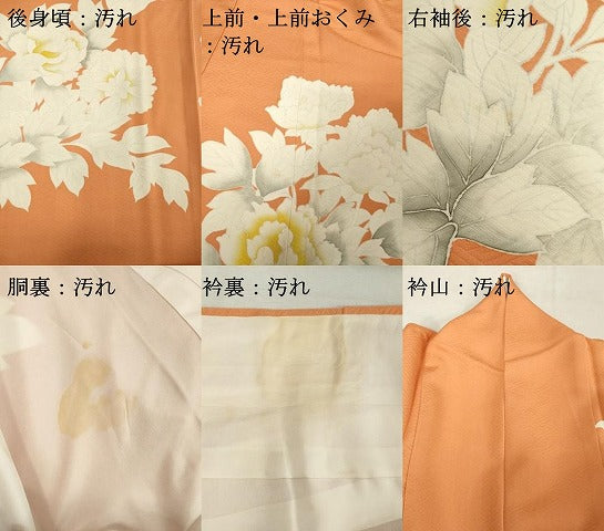 平和屋着物■訪問着　枝花文　正絹　逸品　DABF9929cd