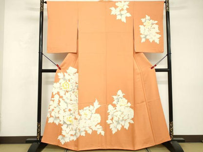 平和屋着物■訪問着　枝花文　正絹　逸品　DABF9929cd