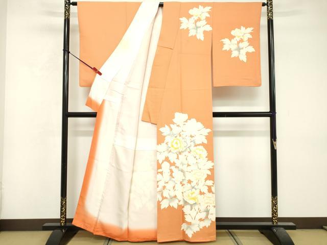 平和屋着物■訪問着　枝花文　正絹　逸品　DABF9929cd