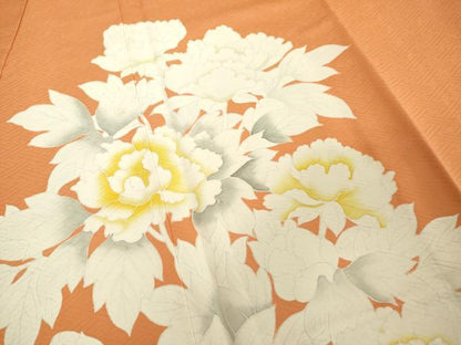 平和屋着物■訪問着　枝花文　正絹　逸品　DABF9929cd