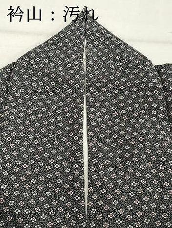 平和屋着物■江戸小紋　小花文　正絹　逸品　DABF9930cd