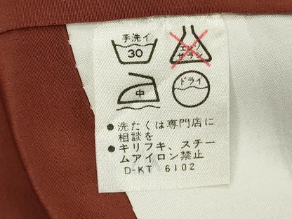 平和屋着物■小紋　花蝶文　洗える着物　DABF9933cd