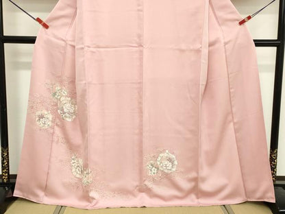 平和屋着物■訪問着　飾花文　正絹　逸品　DABF9944cd
