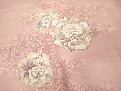 平和屋着物■訪問着　飾花文　正絹　逸品　DABF9944cd