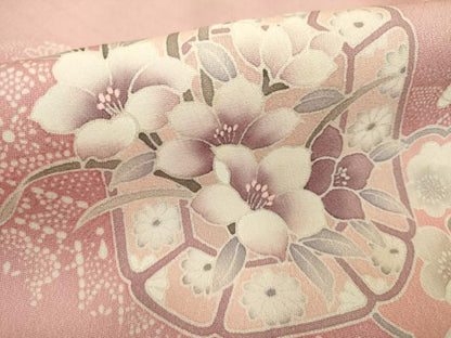 平和屋着物■訪問着　飾花文　正絹　逸品　DABF9944cd