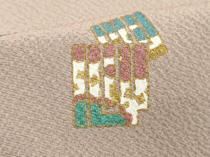 平和屋着物■上質な小紋　源氏香　金彩　正絹　逸品　DABF9969cd