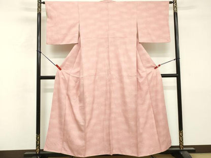 平和屋着物■上質な小紋　霞文　暈し染め　正絹　逸品　DABF9970cd