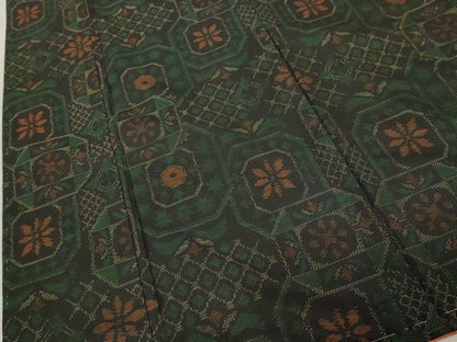 平和屋着物■本場大島紬　蜀江花文　正絹　逸品　DABF9973cd