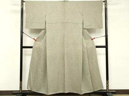 平和屋着物■上質な小紋　霞文　正絹　逸品　DABF9993cd