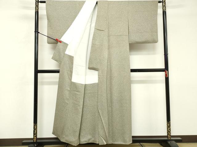 平和屋着物■上質な小紋　霞文　正絹　逸品　DABF9993cd