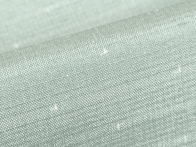 平和屋着物▽上質な紬　単衣　十字絣　正絹　逸品　DABG0013az