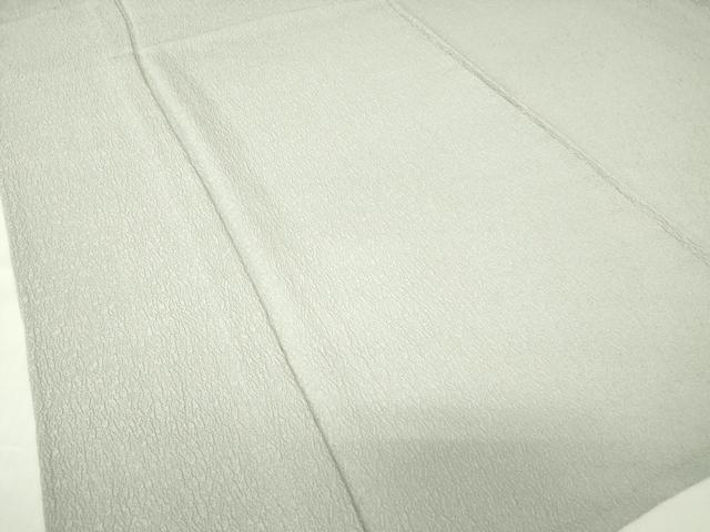 平和屋着物▽上質な色無地　単衣　灰青色　正絹　逸品　DABG0018az