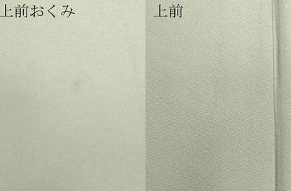 平和屋着物▽上質な色無地　単衣　薄鈍色　正絹　逸品　DABG0034az