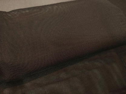 平和屋着物▽道行コート　スリーシーズン　春夏秋　塵除け　紗　黒色　ロング丈　正絹　逸品　DABG0259az