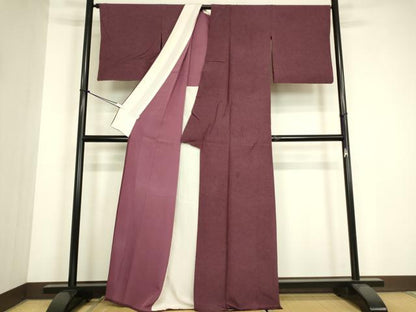 平和屋着物▽中村喬　江戸小紋　単衣　陶器文　小田急百貨店扱い　正絹　逸品　DABG0410az