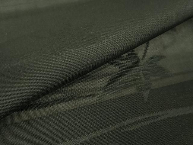 平和屋着物▽羽織　スリーシーズン　春夏秋　塵除け　霞楓文　黒地　正絹　逸品DABG0438az