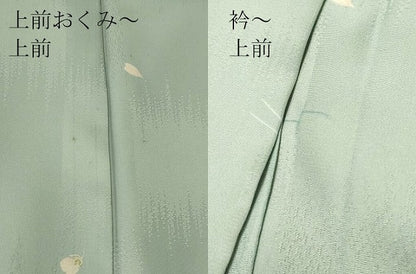 平和屋着物▽小紋　単衣　吹寄せ文　洗える着物　DABG0577az