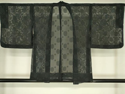 平和屋着物▽羽織　スリーシーズン　春夏秋　塵除け　丸文　蝋色　洗える着物　DABG0663az