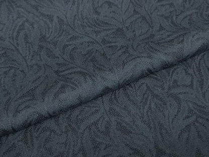 平和屋着物▽羽織　スリーシーズン　春夏秋　塵除け　舞葉文　濃紺色　正絹　逸品　未使用　DABG0671az