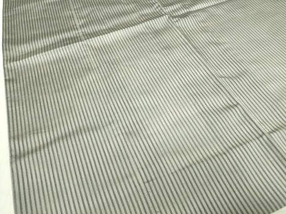 平和屋着物▽道中着　スリーシーズン　春夏秋　塵除け　縞　ロング丈　正絹　逸品　DABG0678az