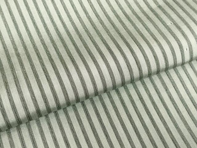 平和屋着物▽道中着　スリーシーズン　春夏秋　塵除け　縞　ロング丈　正絹　逸品　DABG0678az