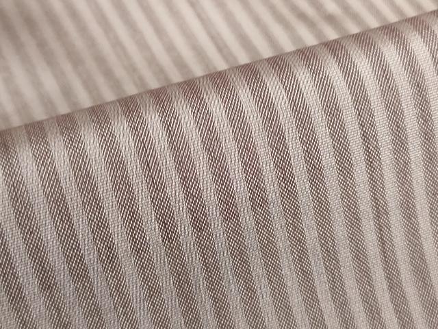 平和屋着物▽道行コート　スリーシーズン　春夏秋　塵除け　縞　ロング丈　正絹　逸品　DABG0720az