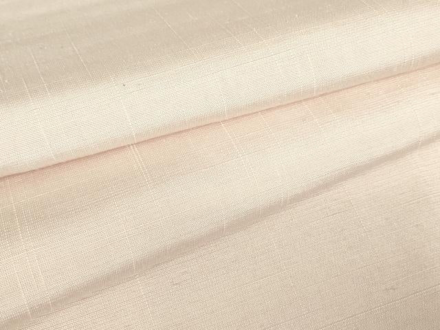 平和屋着物▽上質な紬　単衣　薄桜色　正絹　逸品　DABG0741az