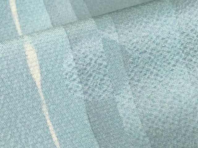 平和屋着物▽上質な小紋　単衣　丸文　正絹　逸品　DABG0751az