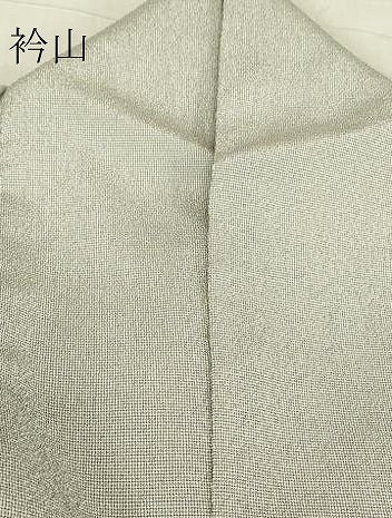 平和屋着物▽本塩沢　訪問着　単衣　やまだ織　樹林文　正絹　逸品　DABG0765az