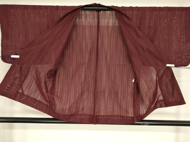 平和屋着物▽道中着　スリーシーズン　春夏秋　塵除け　舞葉間道　洗える着物　DABG0790az