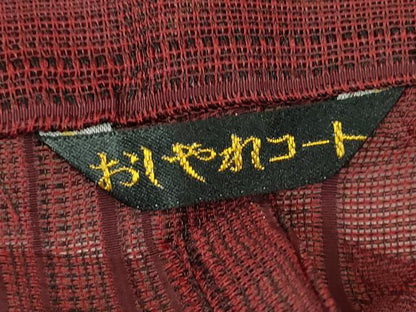 平和屋着物▽道中着　スリーシーズン　春夏秋　塵除け　舞葉間道　洗える着物　DABG0790az
