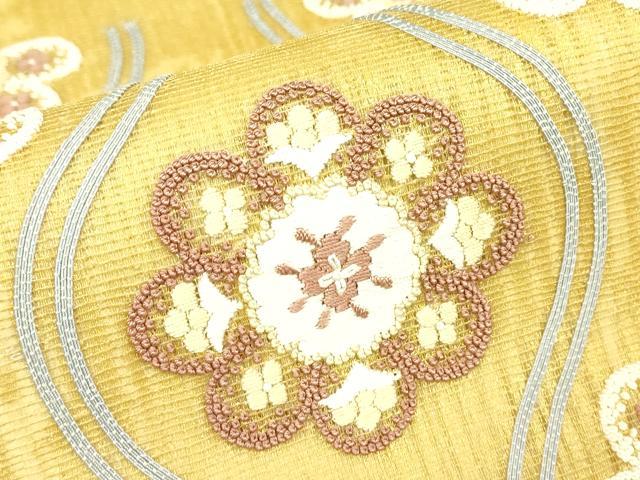 平和屋着物＊夏物 中国三大刺繍 相良刺繍 総刺繍 太鼓柄袋帯 加賀刺繍職人 今井福枝 立涌花文 上代134万円 反端付き 正絹 逸品 DABG0853az