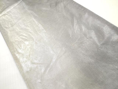 平和屋着物◎六通柄袋帯　霞文　金銀糸　引箔　正絹　逸品　DABG1083xg