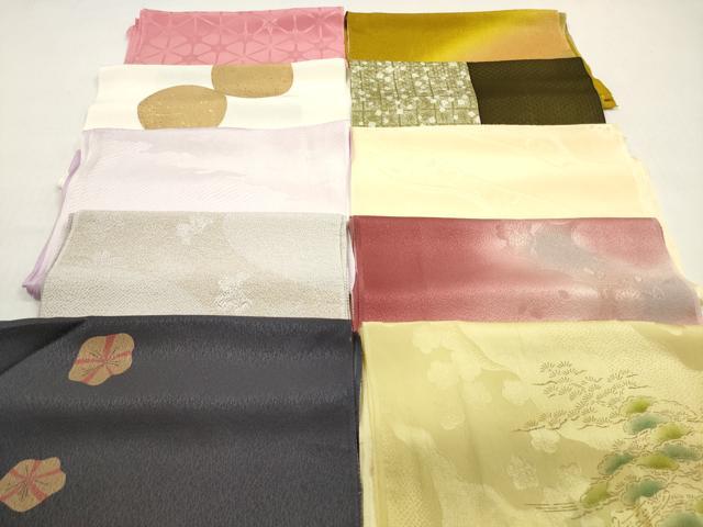平和屋着物★和装小物　帯揚げ10枚セット　丹後ちりめん　正絹　逸品　DABG1268xg