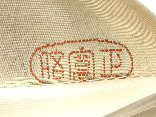 平和屋着物◎六通柄袋帯　洛中祇園会図　プラチナ箔　正絹　逸品　DABG1367xg