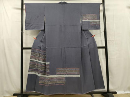 平和屋着物■訪問着　絞り　横段霰文　正絹　逸品　未使用　DABG1533ya