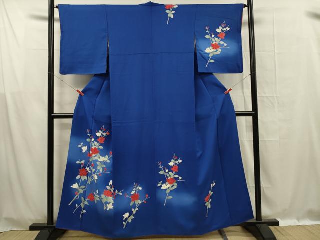 平和屋着物■訪問着　枝花文　暈し染め　正絹　逸品　DABG1537ya