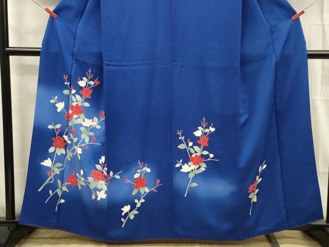 平和屋着物■訪問着　枝花文　暈し染め　正絹　逸品　DABG1537ya